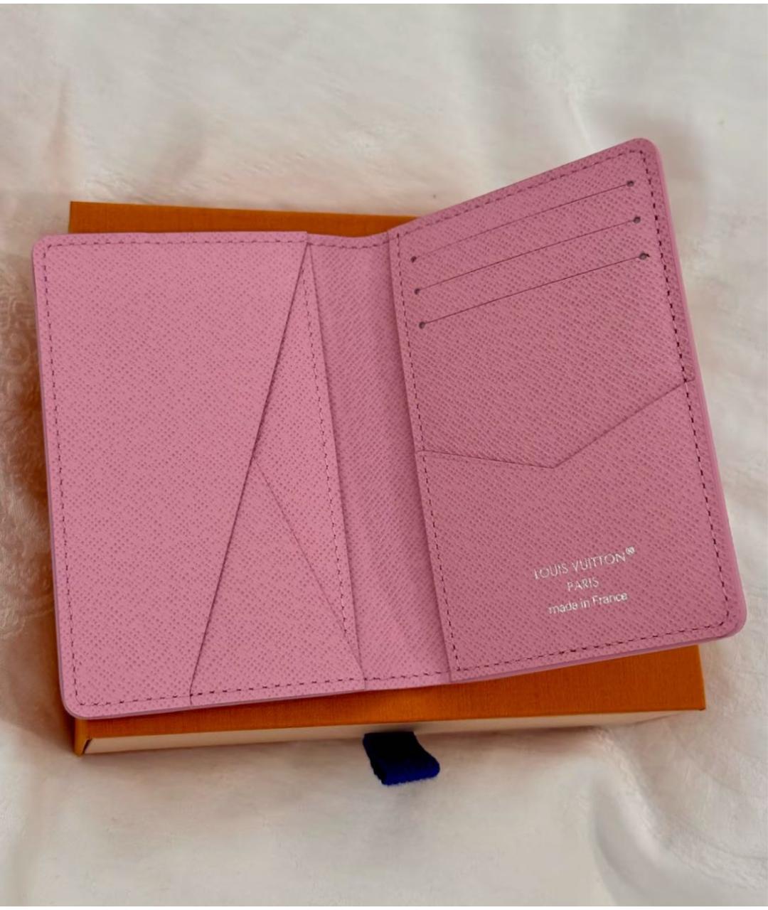 LOUIS VUITTON Розовый кардхолдер, фото 4