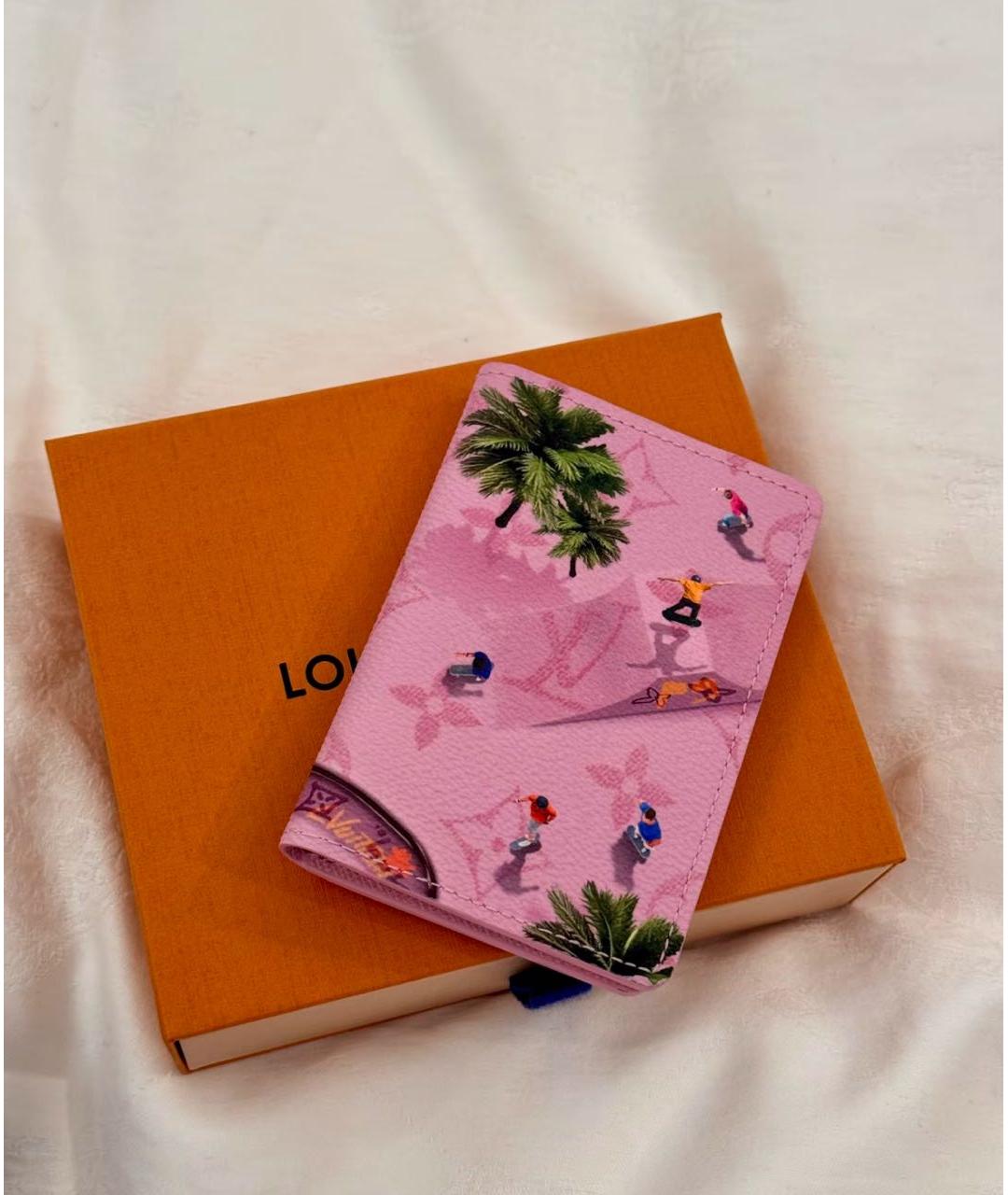 LOUIS VUITTON Розовый кардхолдер, фото 2