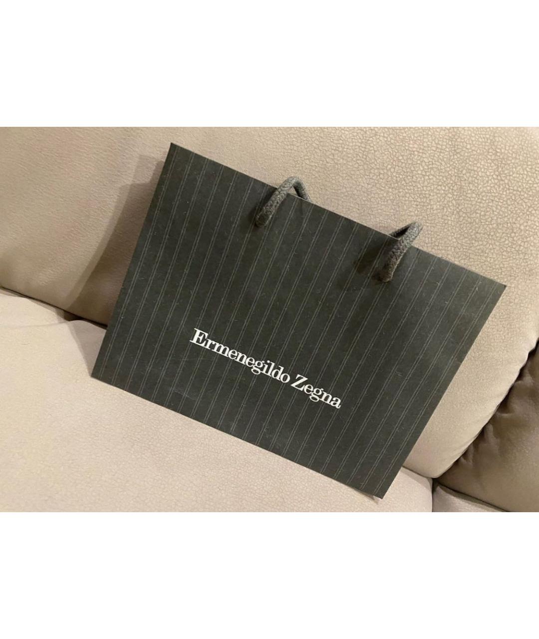 ZZEGNA Черный кожаный ремень, фото 3