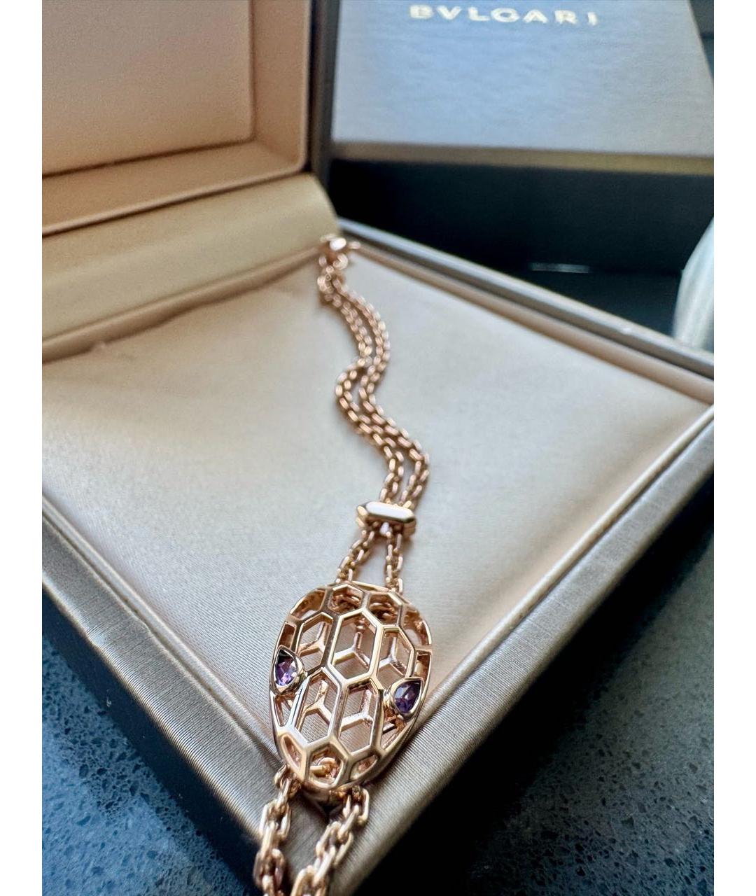 BVLGARI Золотой браслет из розового золота, фото 4