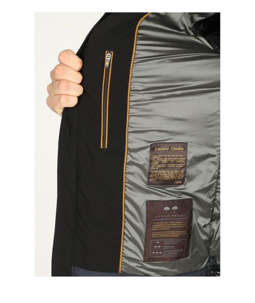 MOORER Темно-синяя полиэстеровая куртка, фото 7