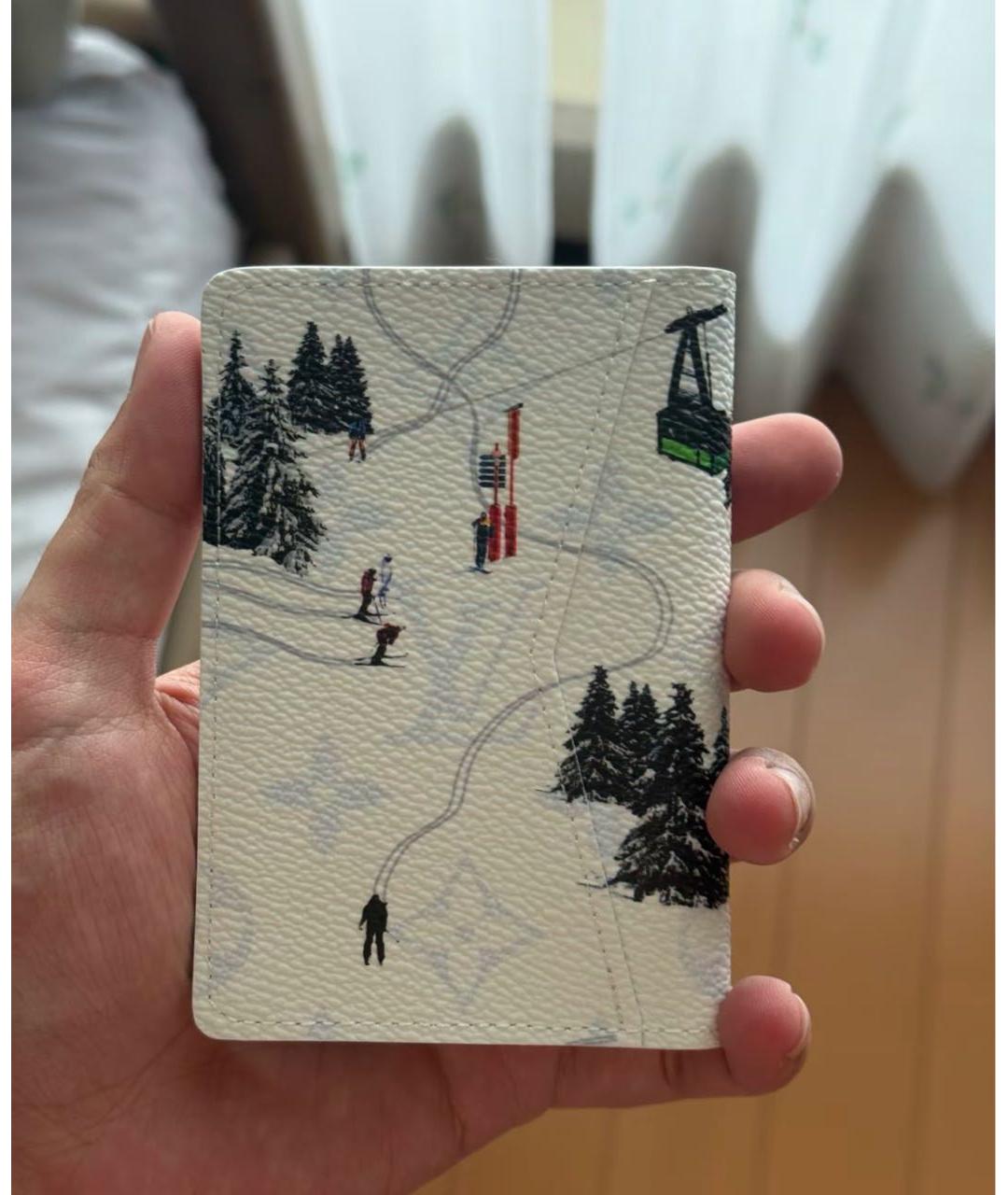 LOUIS VUITTON Белый кардхолдер, фото 3