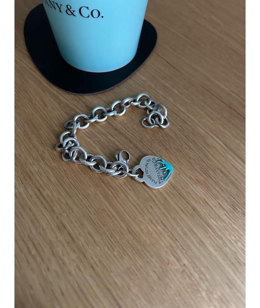 TIFFANY&CO Серебрянный серебряный браслет, фото 3