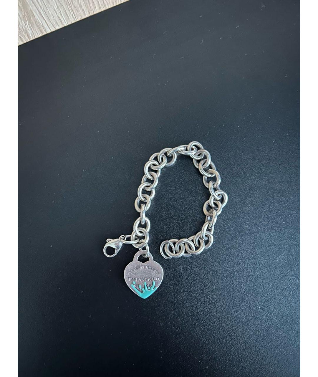 TIFFANY&CO Серебрянный серебряный браслет, фото 5