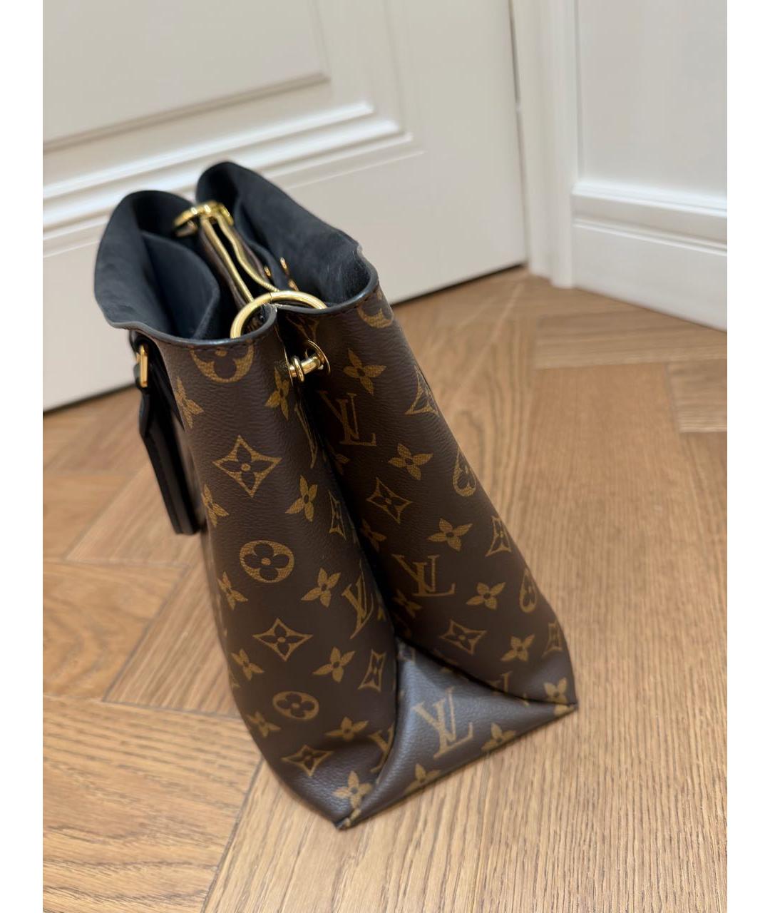 LOUIS VUITTON Коричневая сумка с короткими ручками, фото 2