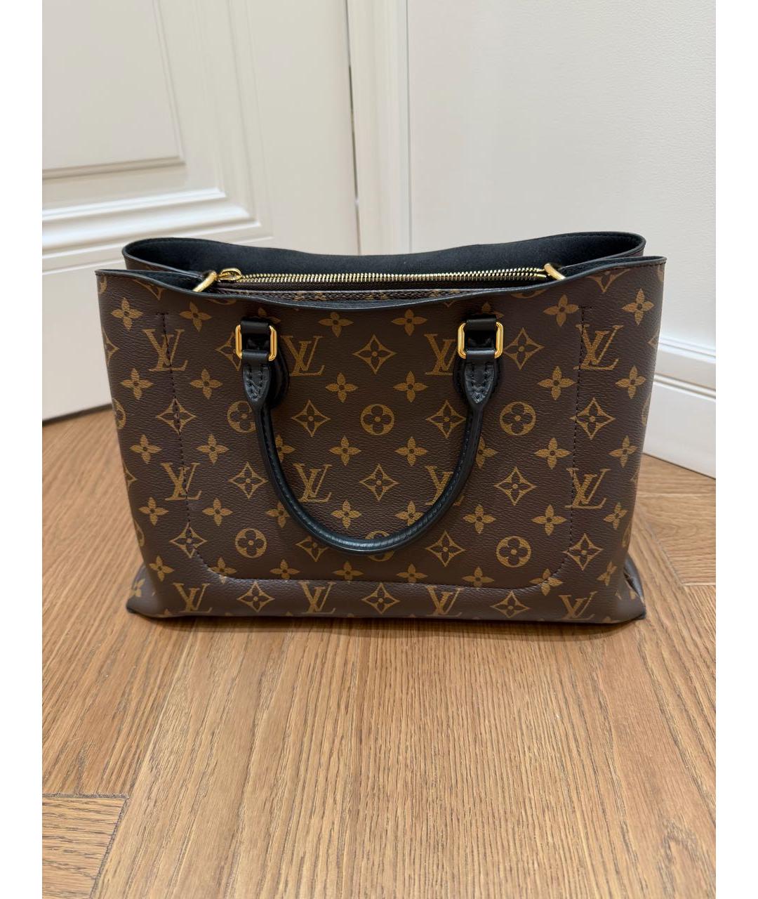 LOUIS VUITTON Коричневая сумка с короткими ручками, фото 3