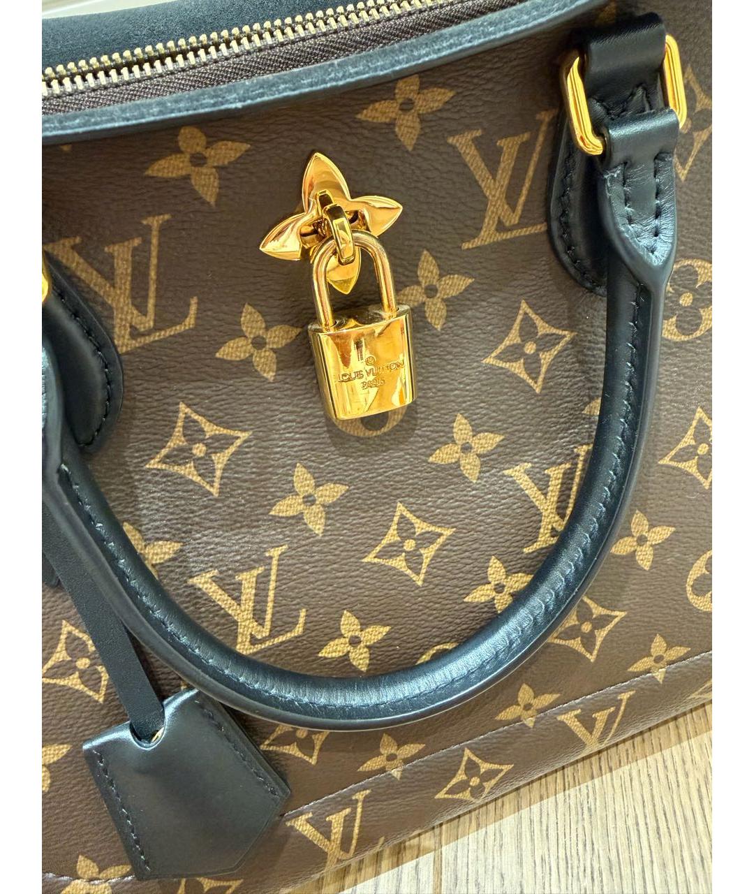 LOUIS VUITTON Коричневая сумка с короткими ручками, фото 6