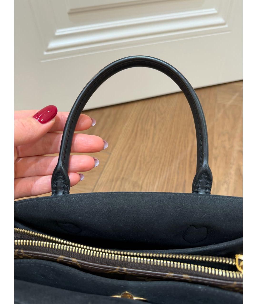 LOUIS VUITTON Коричневая сумка с короткими ручками, фото 5