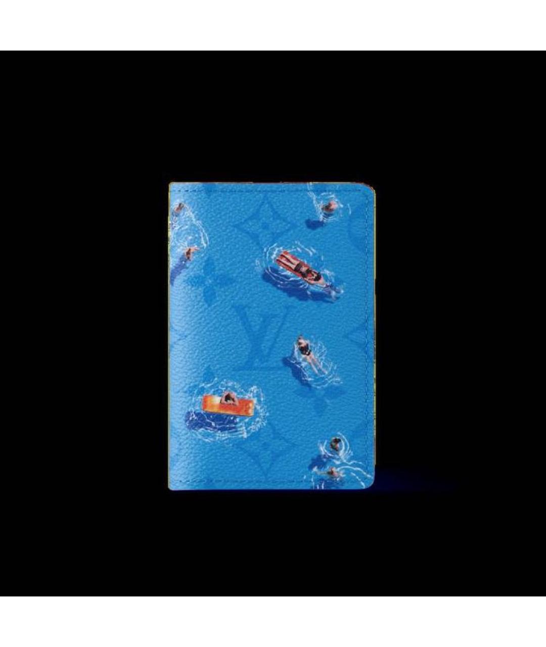 LOUIS VUITTON Голубой кардхолдер, фото 4