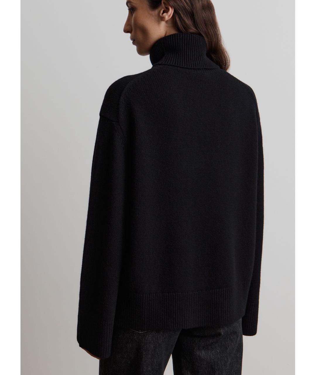 12 STOREEZ Черный шерстяной джемпер / свитер, фото 2