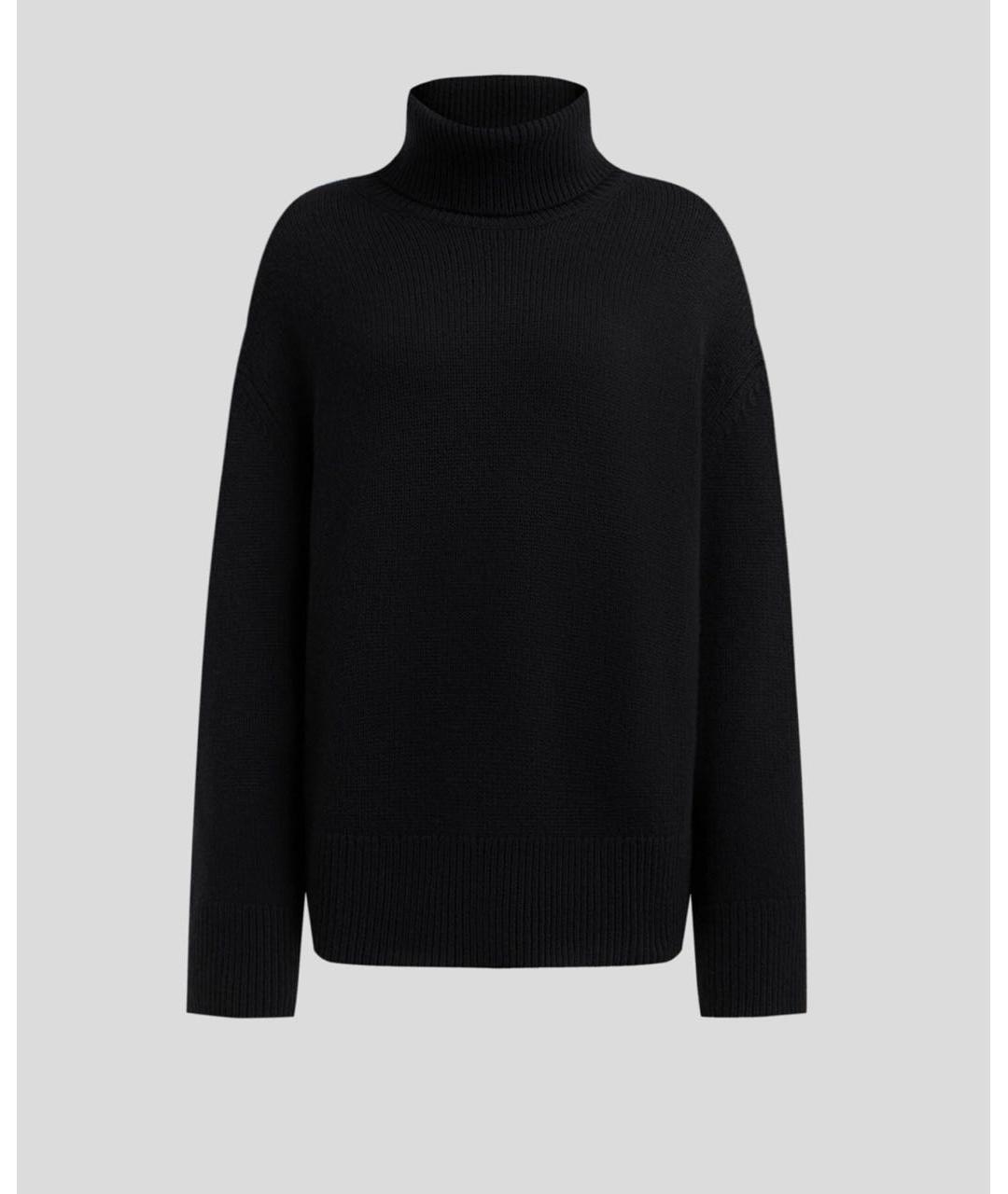 12 STOREEZ Черный шерстяной джемпер / свитер, фото 4
