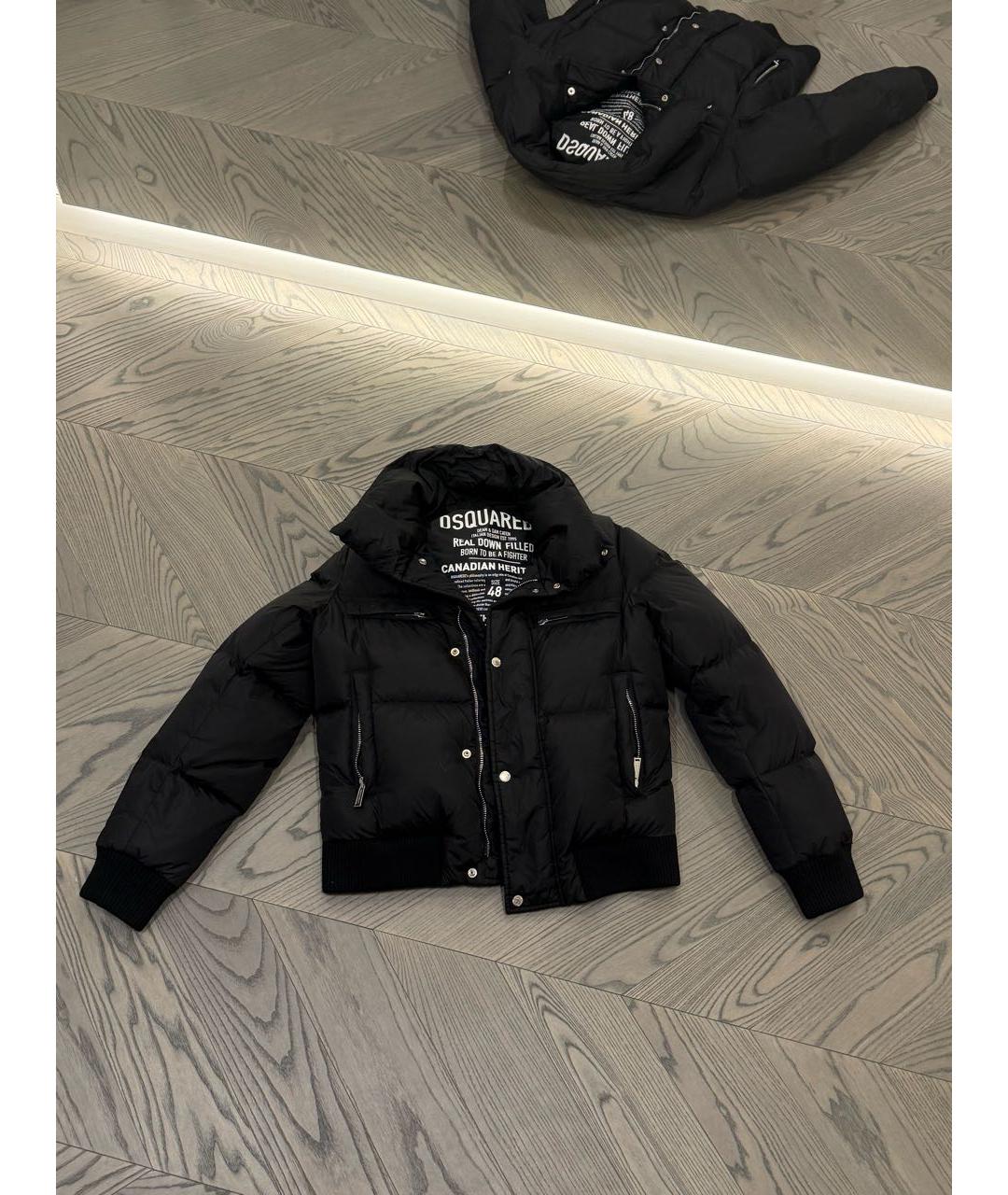 DSQUARED2 Черный пуховик, фото 2