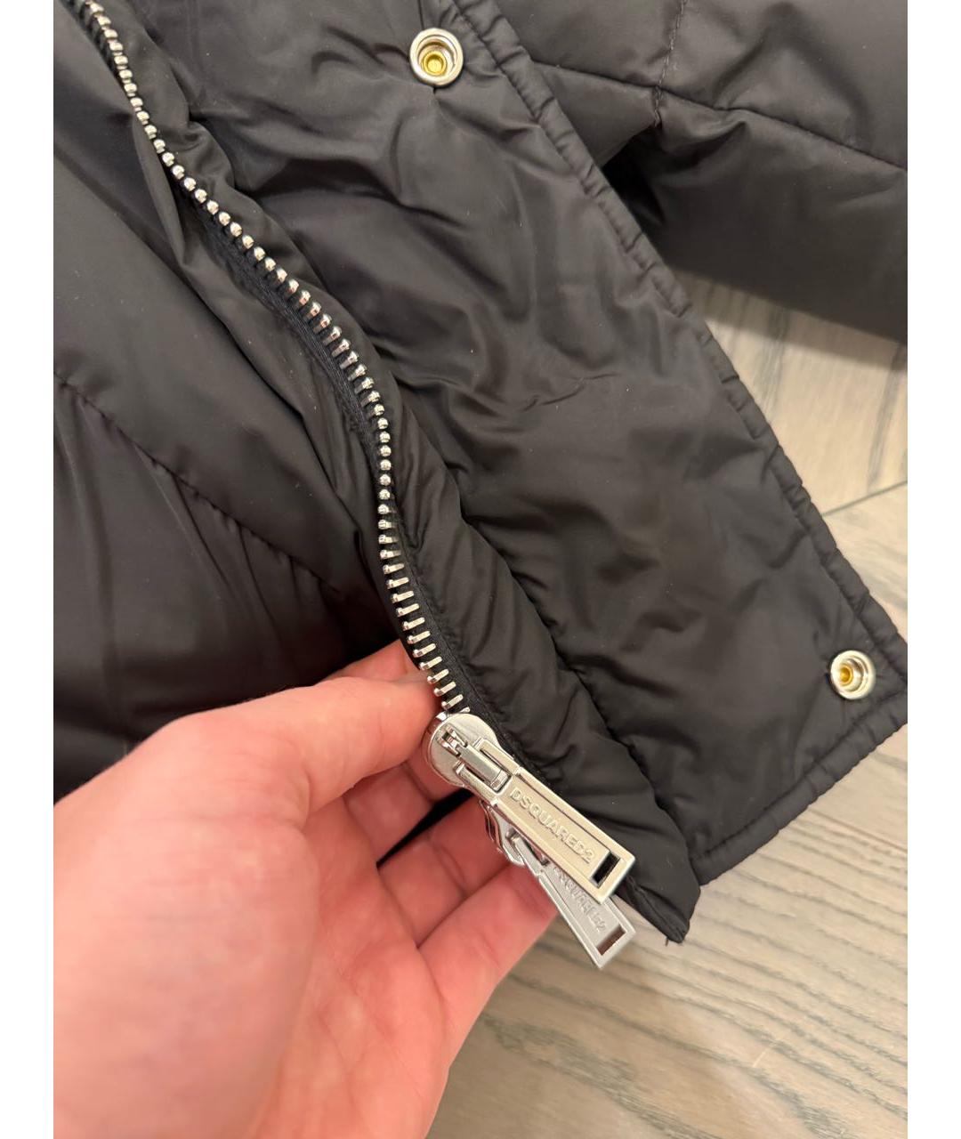 DSQUARED2 Черный пуховик, фото 5