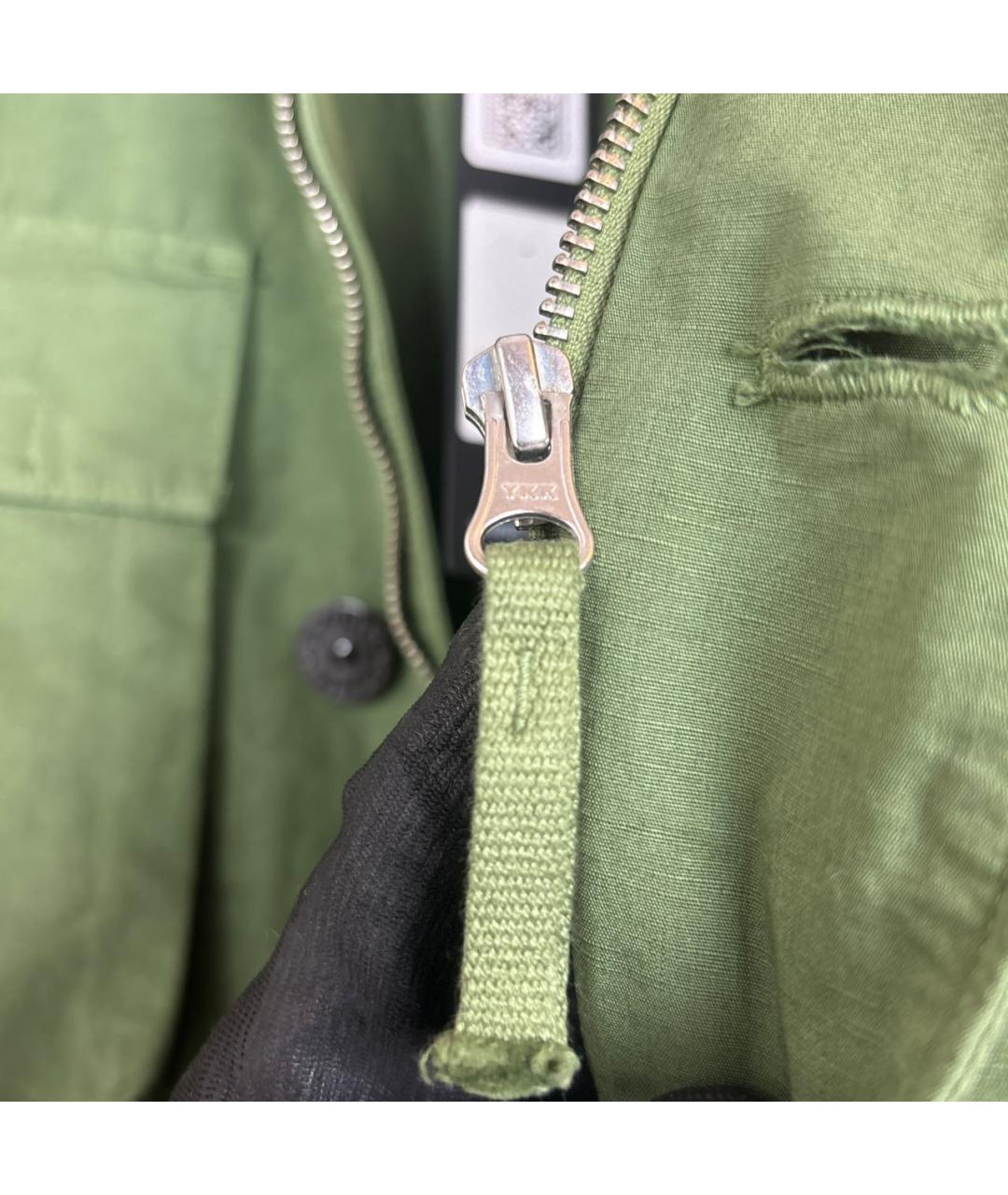 STONE ISLAND Зеленый тренч / плащ, фото 6