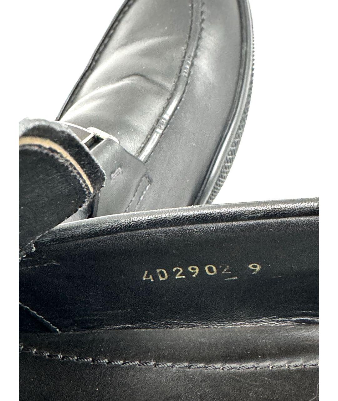 PRADA Черные кожаные туфли, фото 7