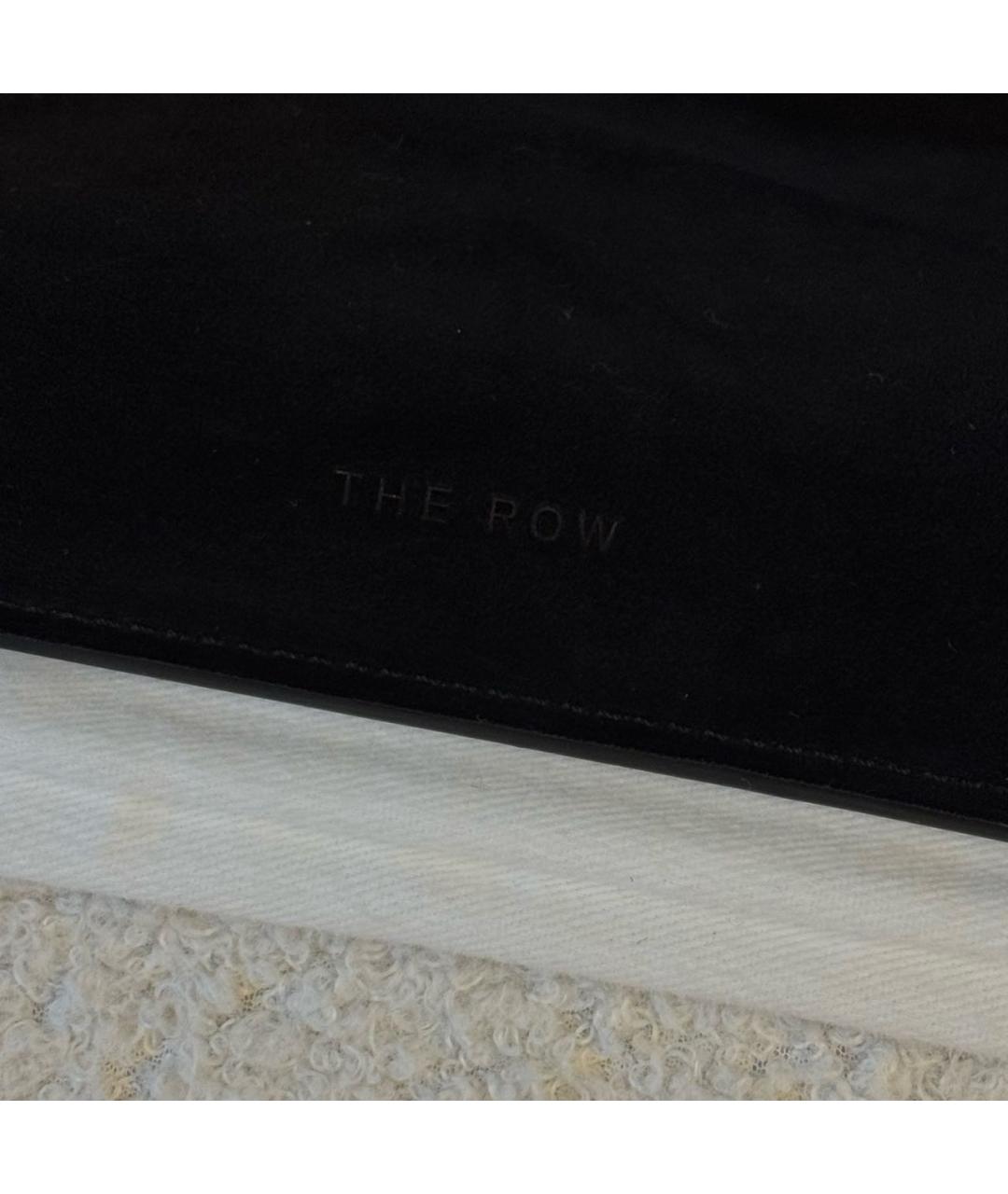 THE ROW Черная замшевая сумка с короткими ручками, фото 6
