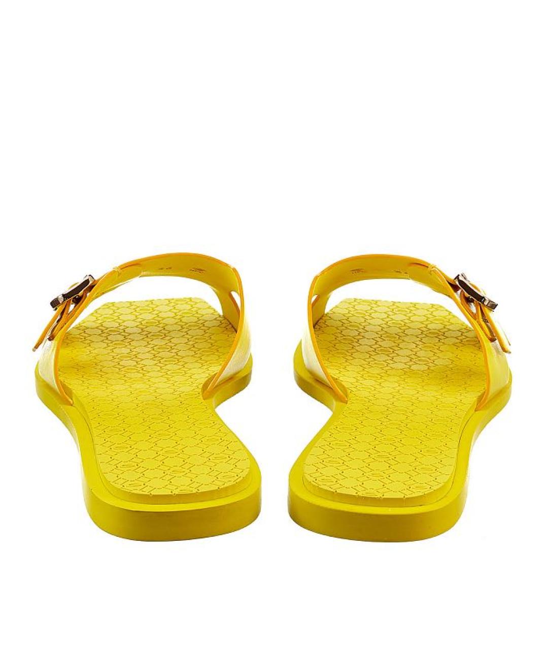 SANTONI Желтые шлепанцы, фото 5