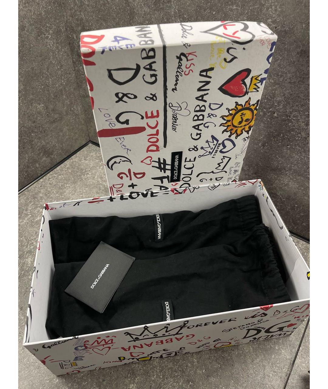 DOLCE&GABBANA Хаки кожаные низкие кроссовки / кеды, фото 6