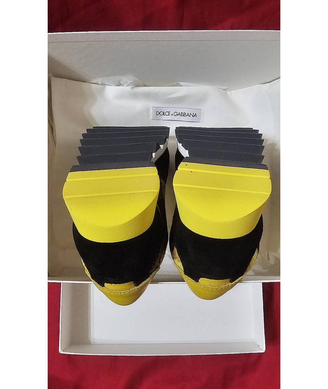 DOLCE & GABBANA KIDS Мульти замшевые кеды, фото 9