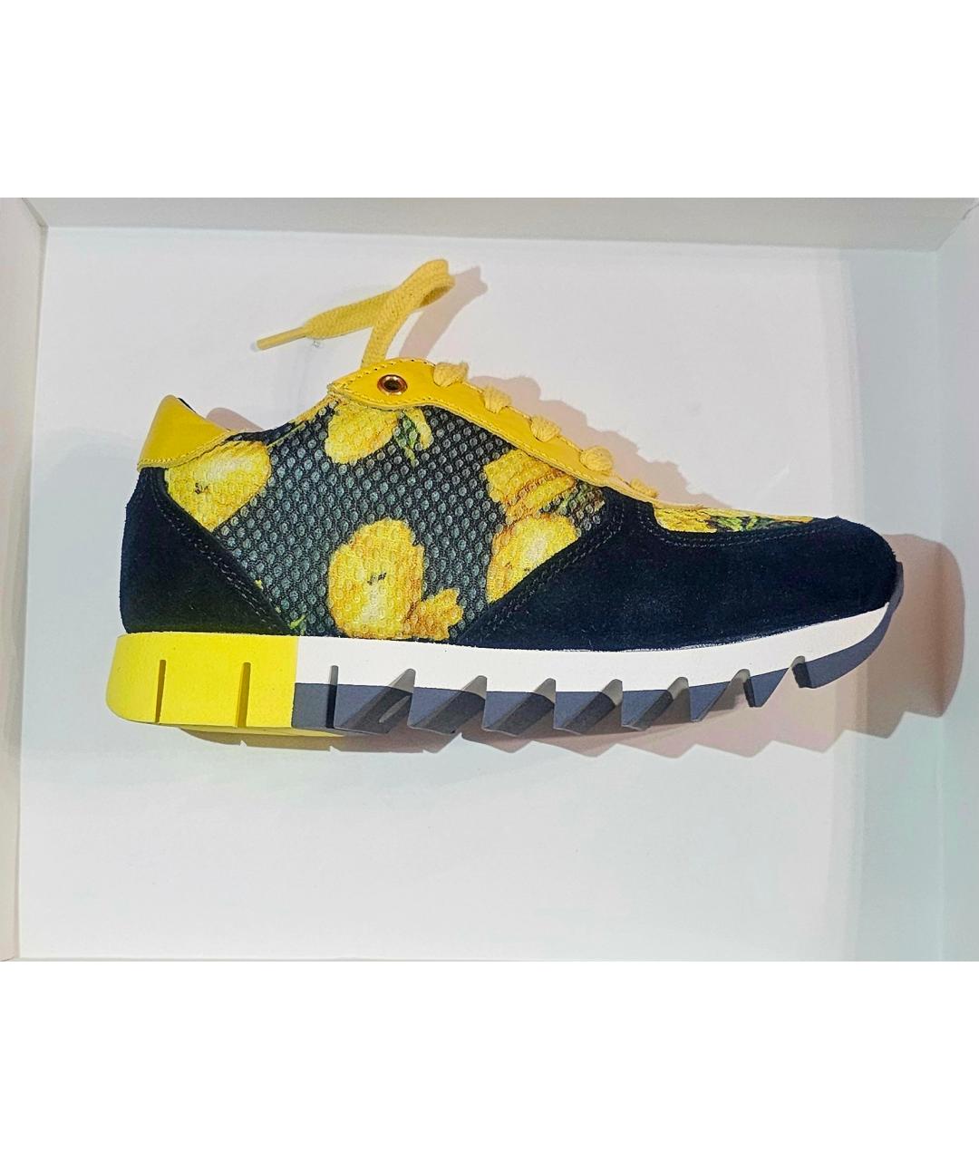 DOLCE & GABBANA KIDS Мульти замшевые кеды, фото 11