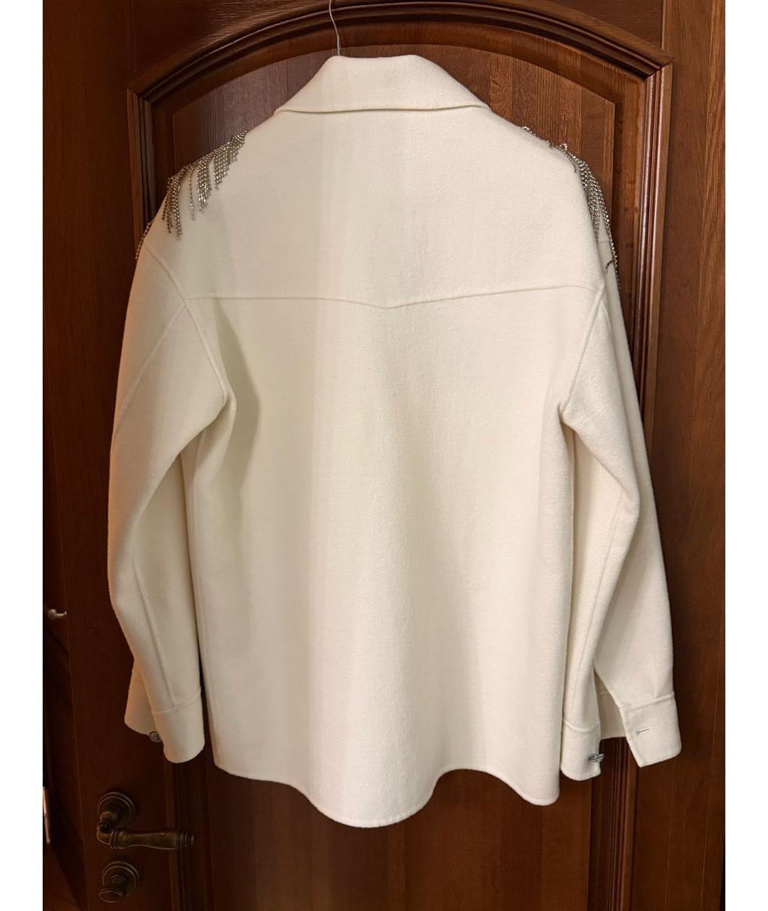 PINKO Белая шерстяная куртка, фото 2