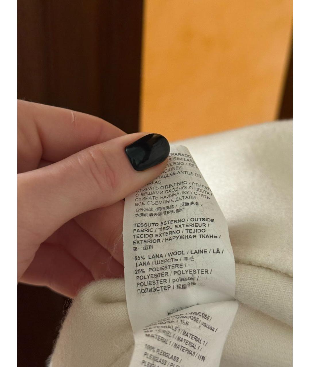 PINKO Белая шерстяная куртка, фото 6