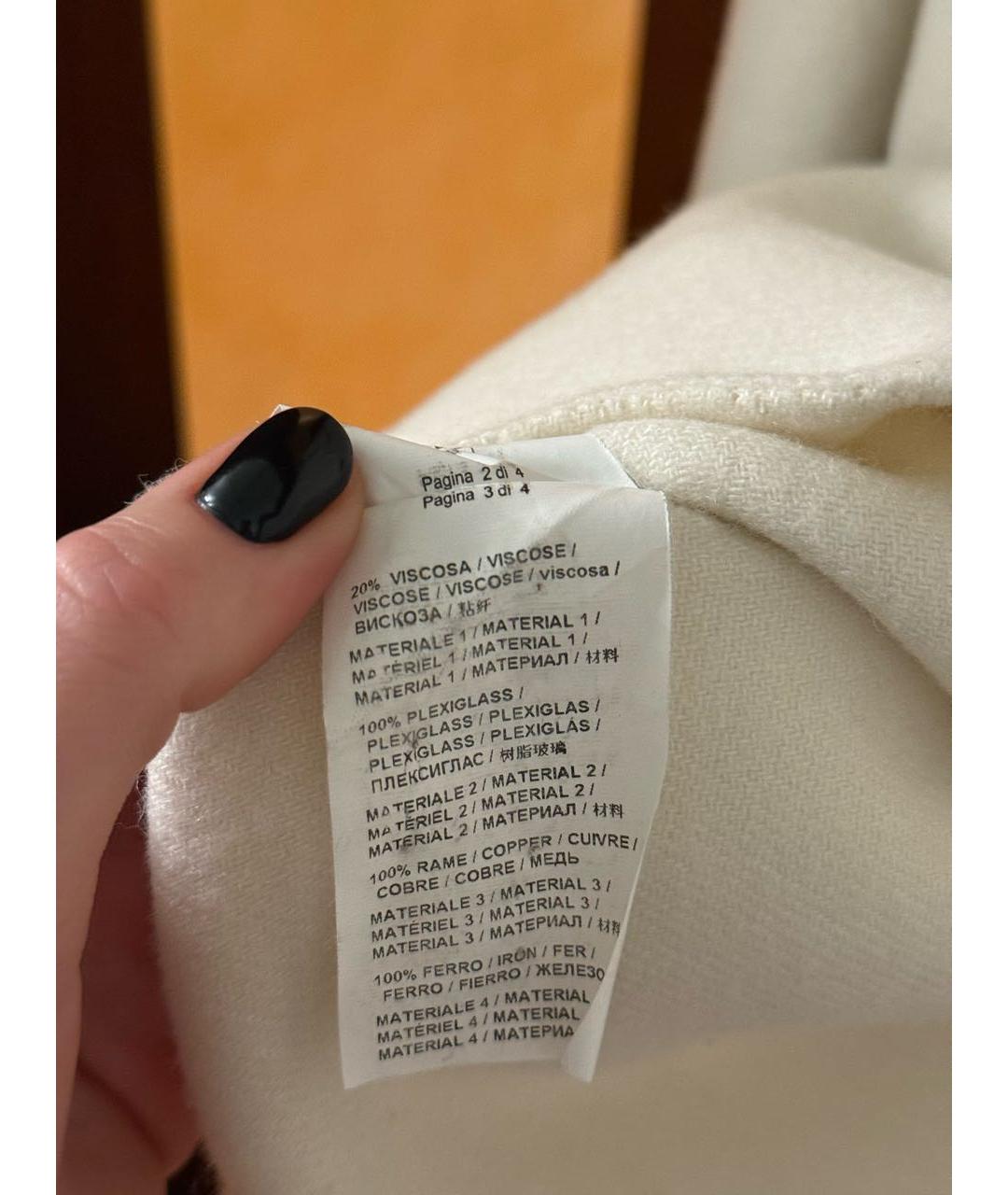 PINKO Белая шерстяная куртка, фото 7