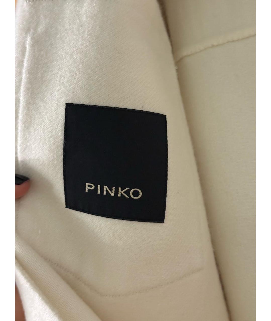PINKO Белая шерстяная куртка, фото 3