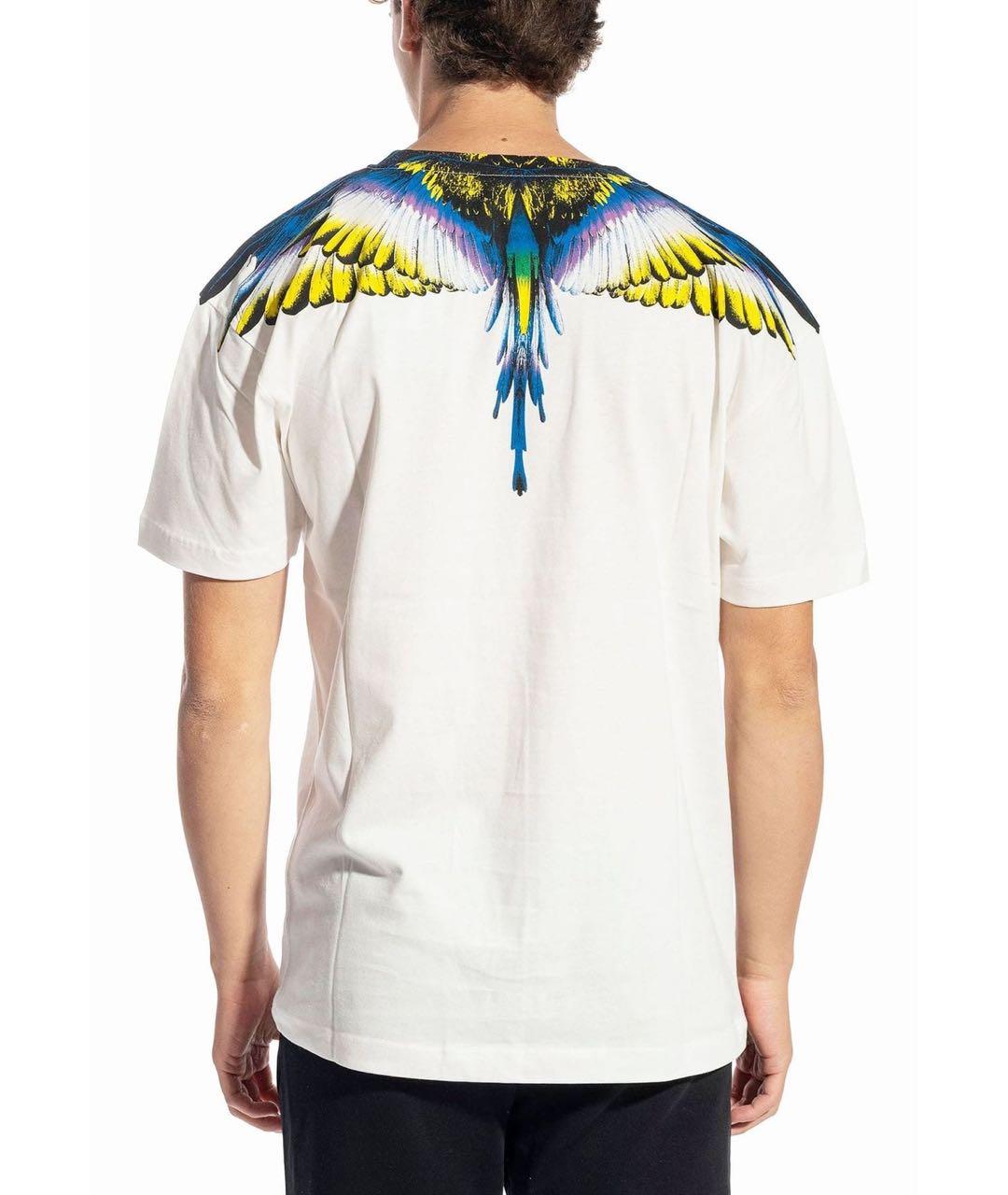 MARCELO BURLON Белая хлопковая футболка, фото 2