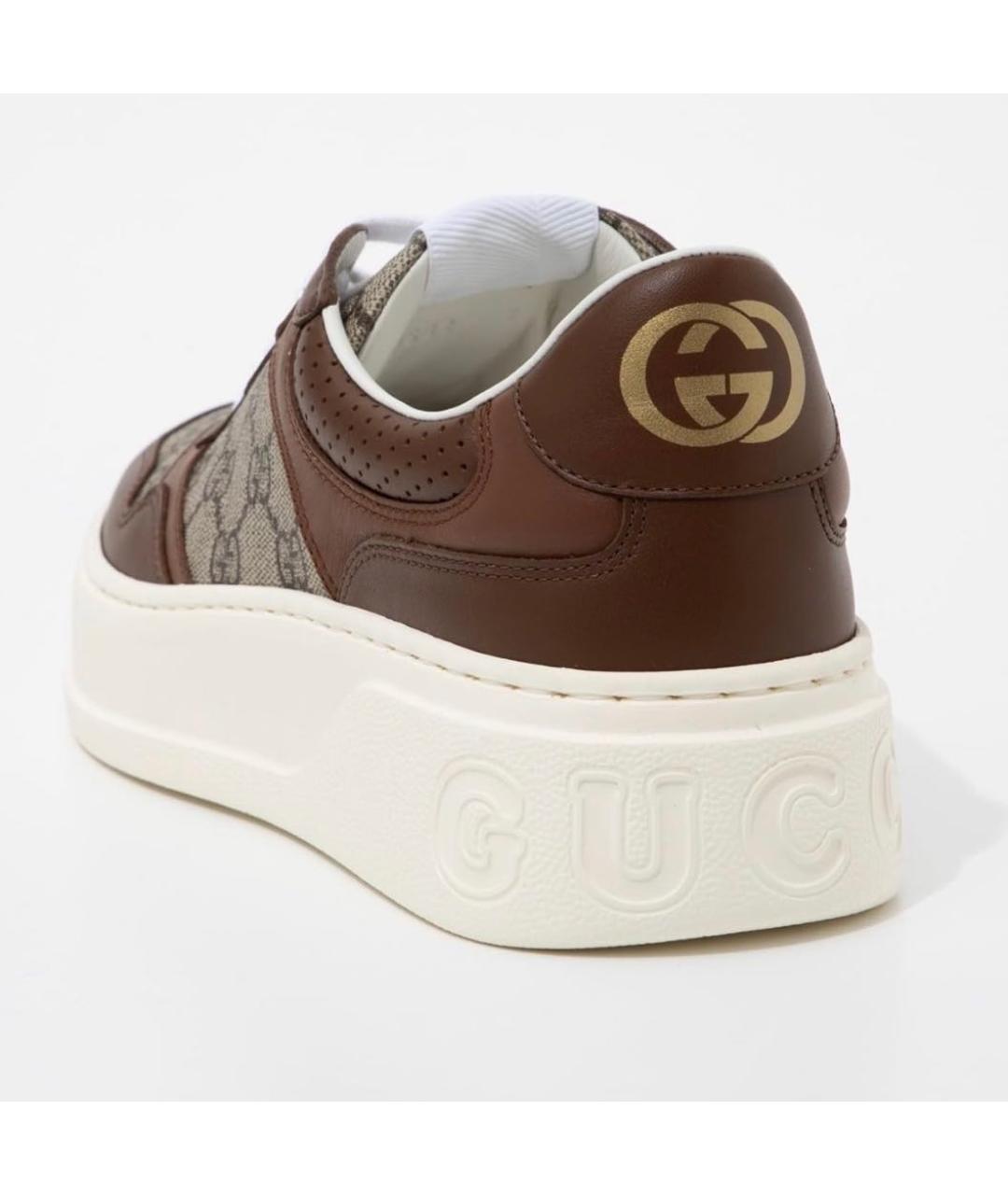 GUCCI Коричневые кроссовки, фото 3