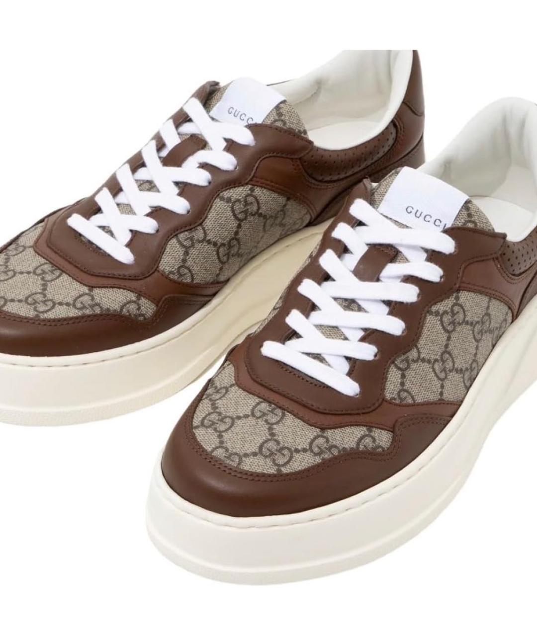 GUCCI Коричневые кроссовки, фото 5