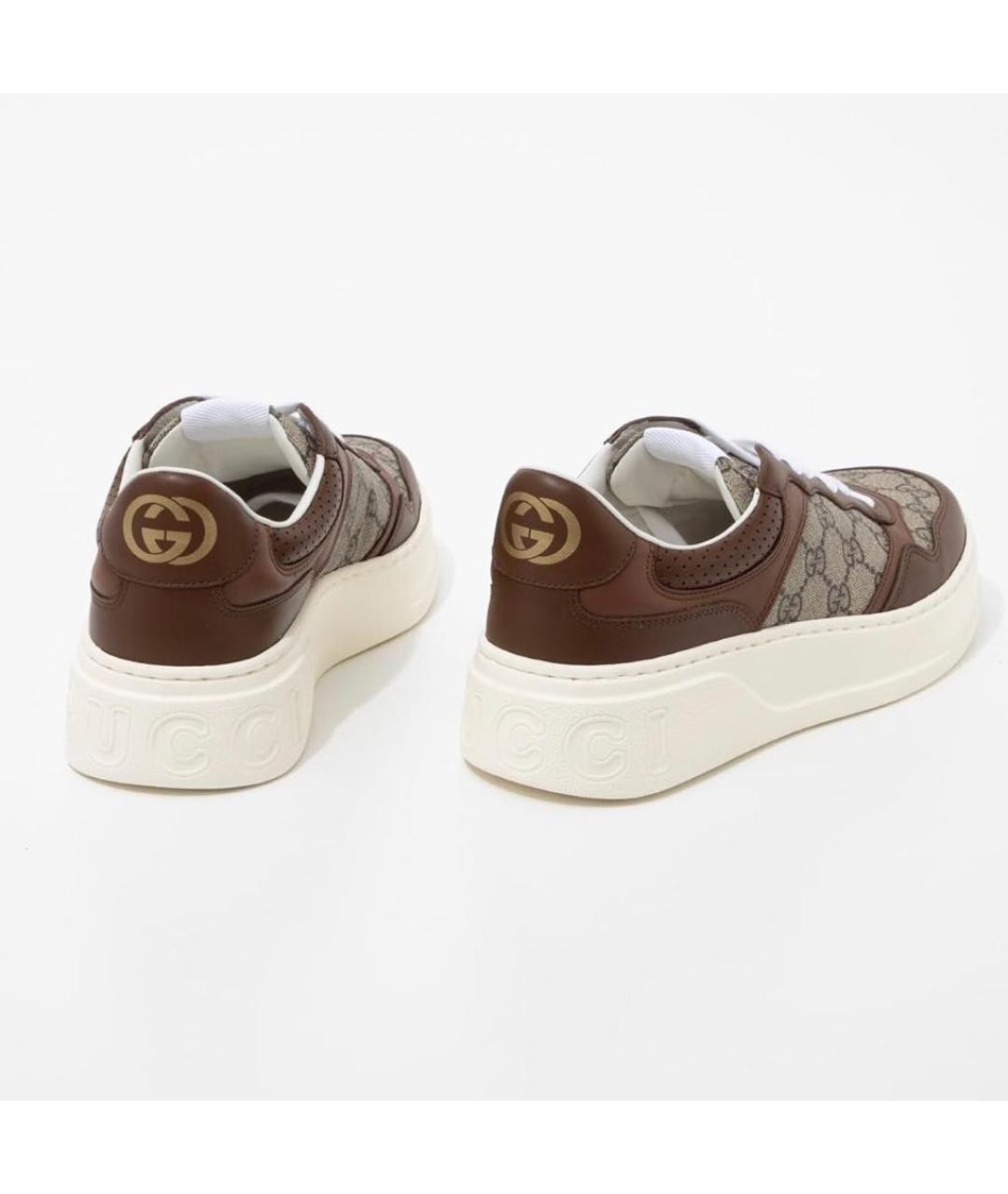 GUCCI Коричневые кроссовки, фото 6