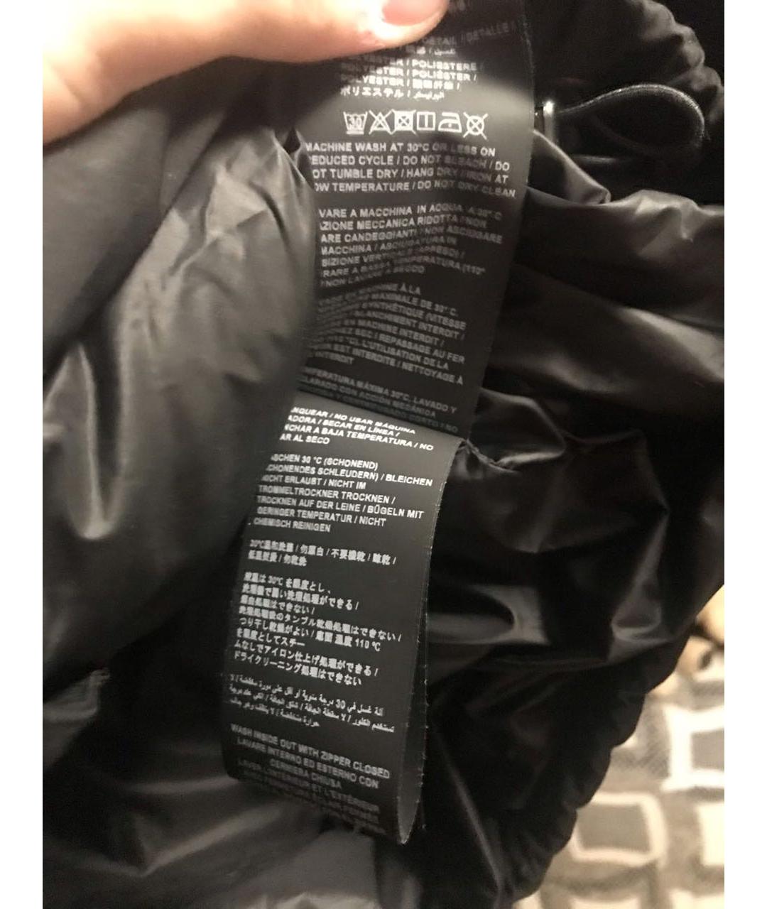 PALM ANGELS Черный полиэстеровый пуховик, фото 6