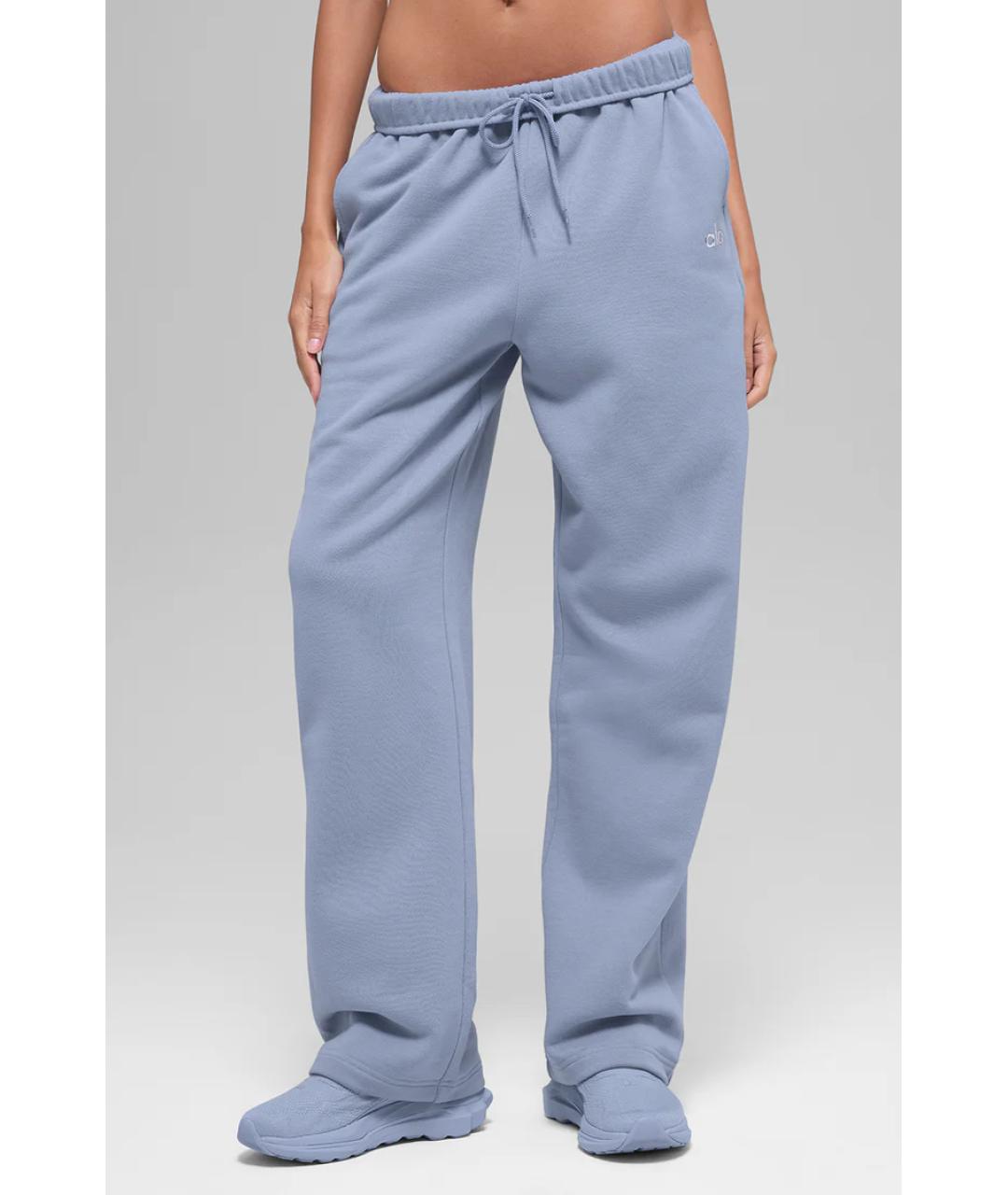 ALO YOGA Голубые спортивные брюки и шорты, фото 4