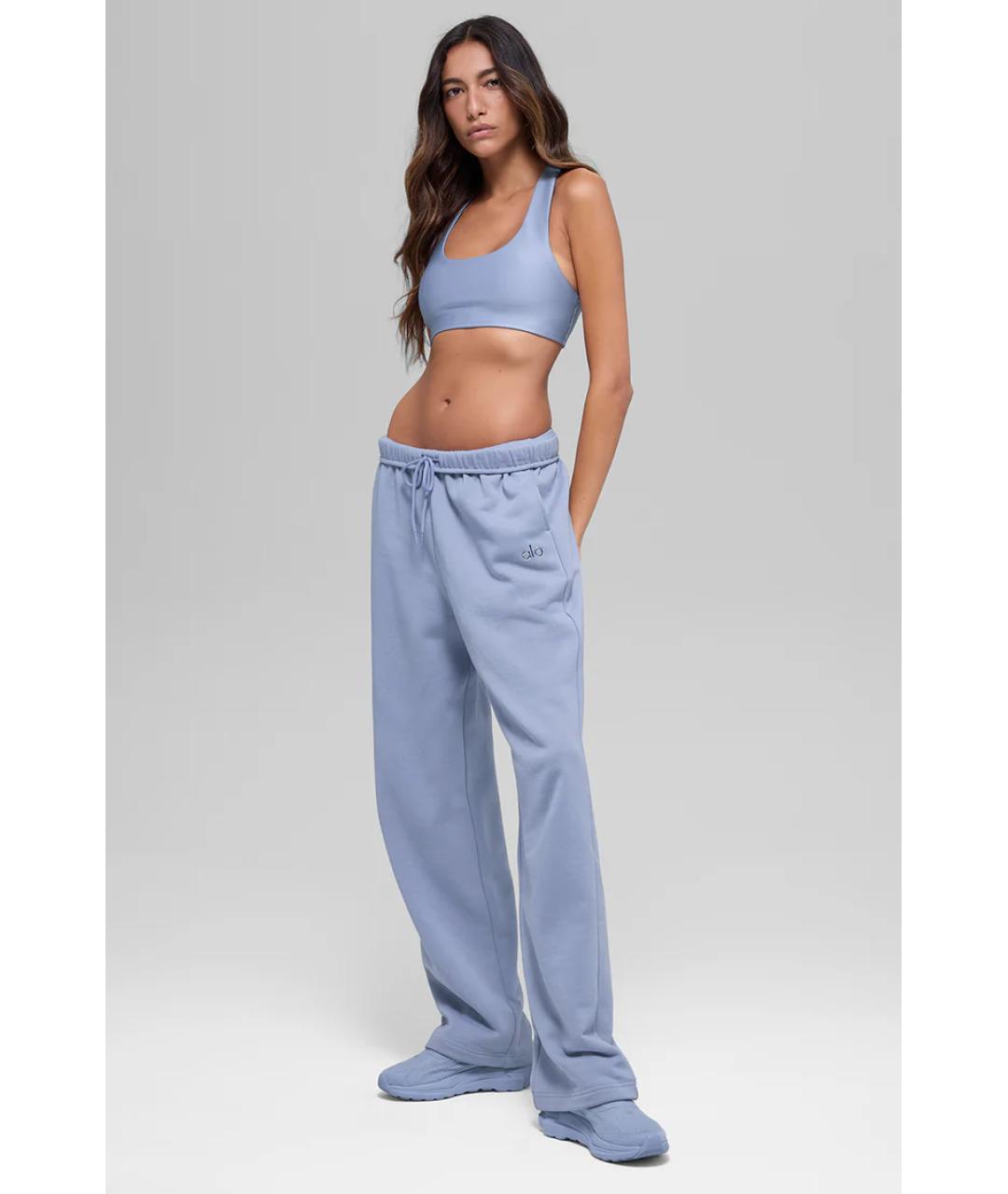 ALO YOGA Голубые спортивные брюки и шорты, фото 7