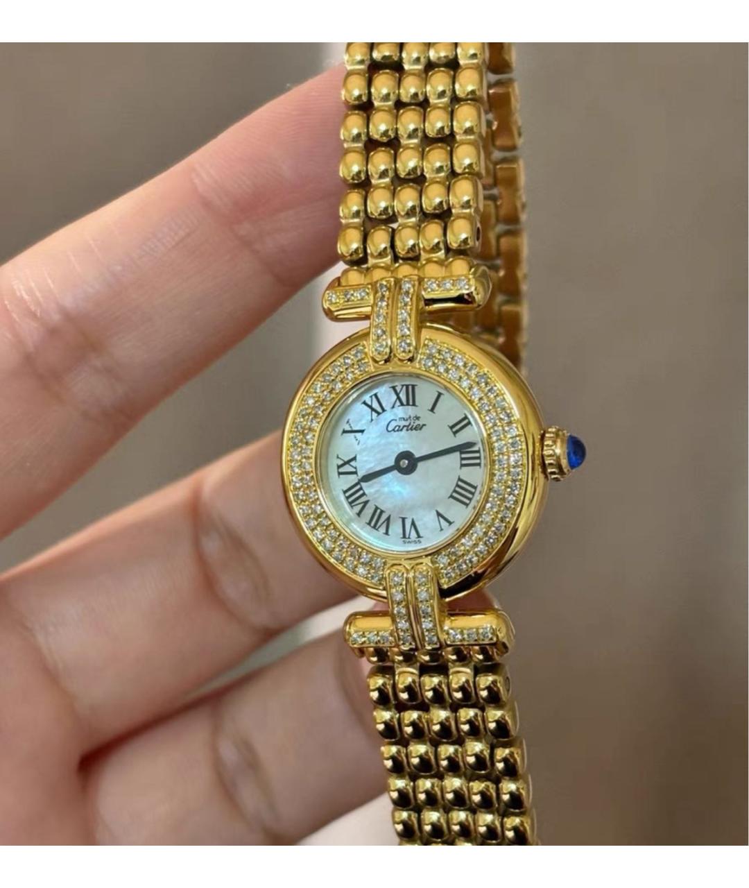 CARTIER Золотые часы из желтого золота, фото 2