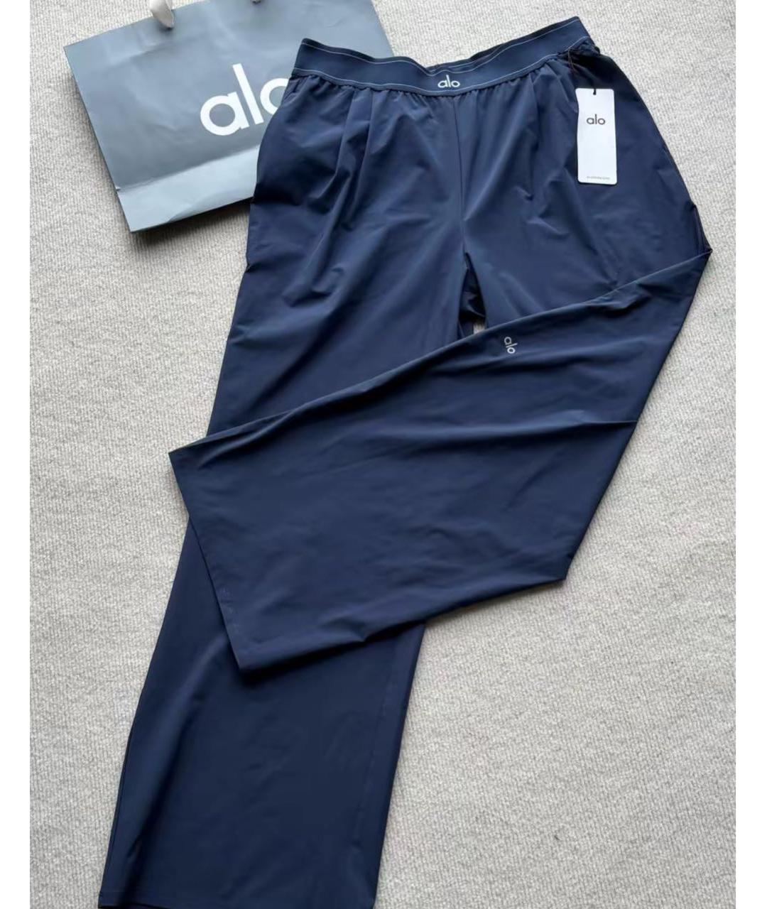 ALO YOGA Темно-синие спортивные брюки и шорты, фото 5