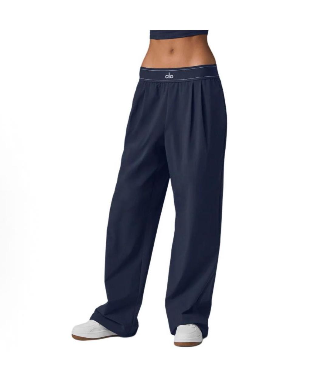 ALO YOGA Темно-синие спортивные брюки и шорты, фото 2