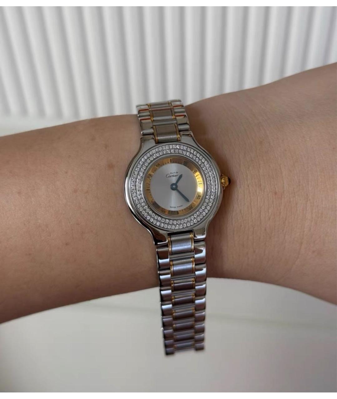 CARTIER Серебряные часы, фото 4