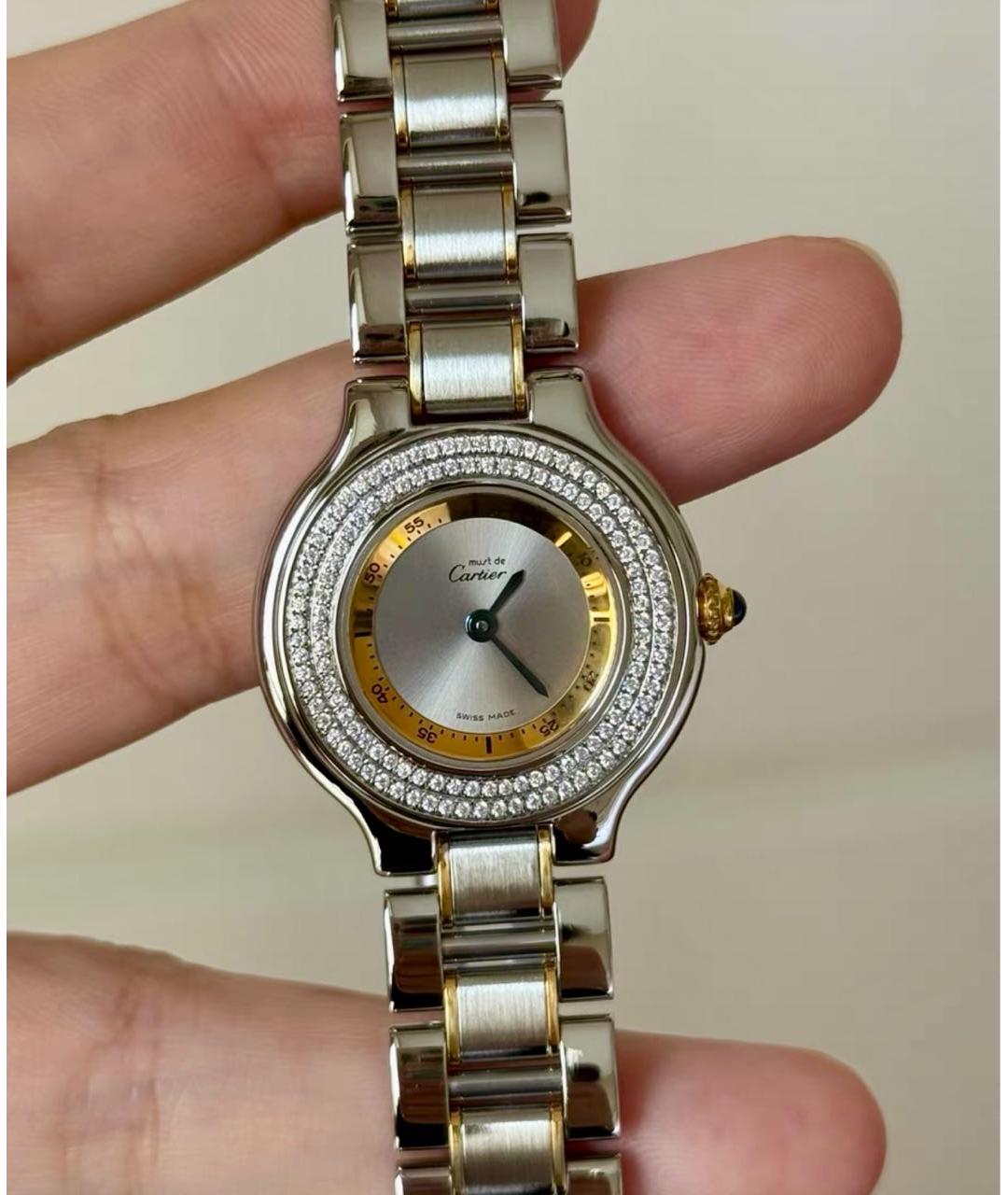 CARTIER Серебряные часы, фото 2