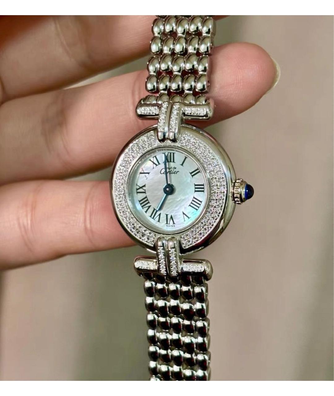CARTIER Серебряные часы, фото 2
