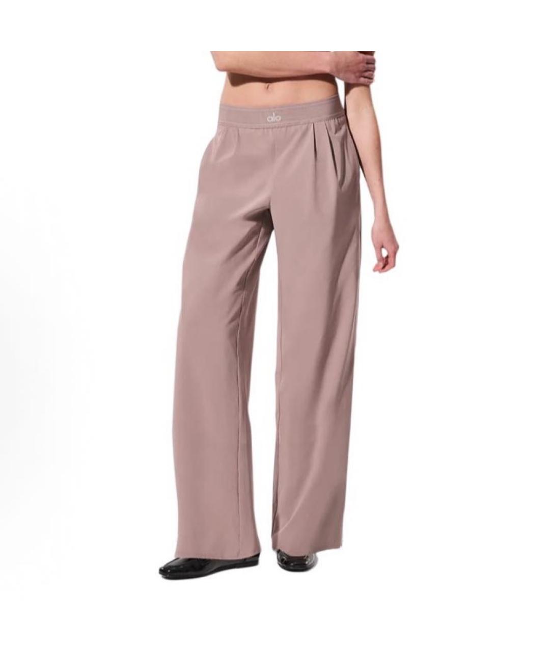 ALO YOGA Бежевые спортивные брюки и шорты, фото 2