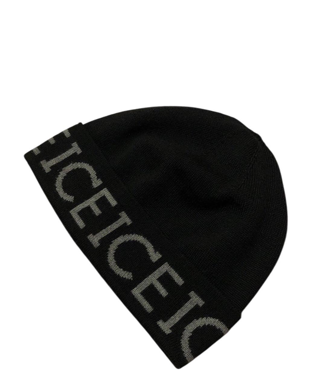 ICEBERG Черная хлопковая шапка, фото 2
