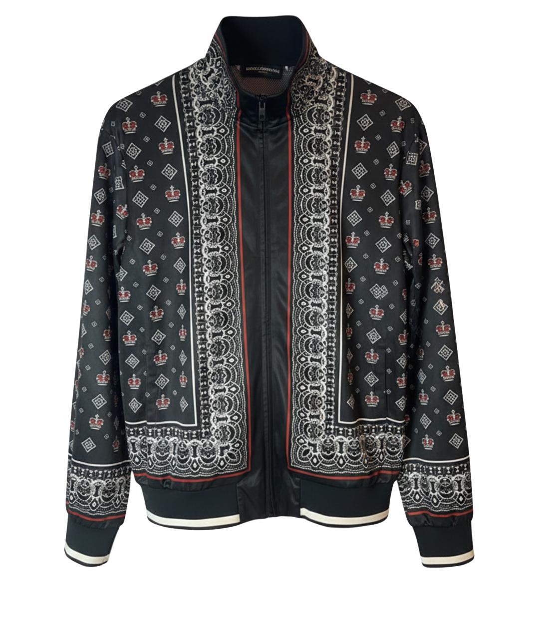 DOLCE&GABBANA Серая полиэстеровая куртка, фото 1