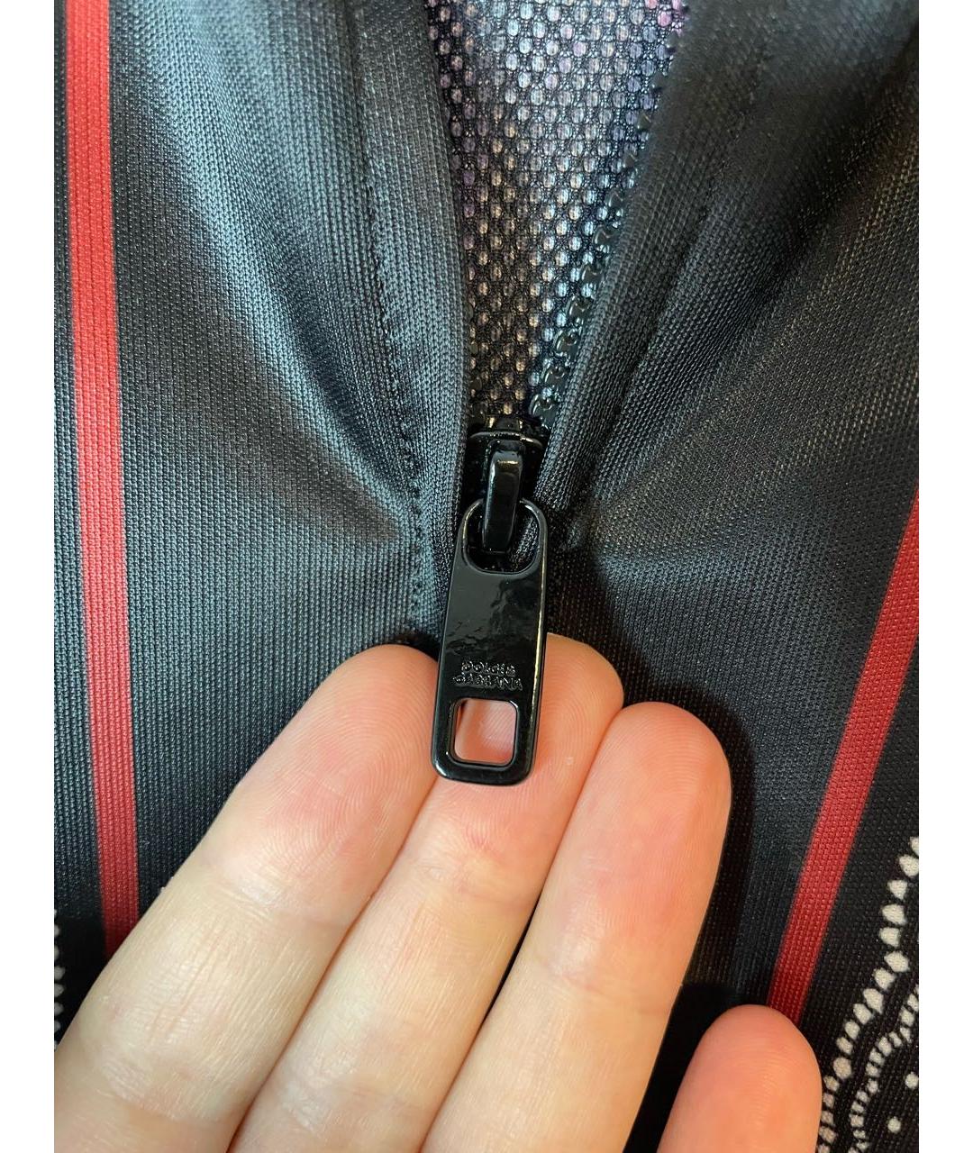 DOLCE&GABBANA Серая полиэстеровая куртка, фото 5