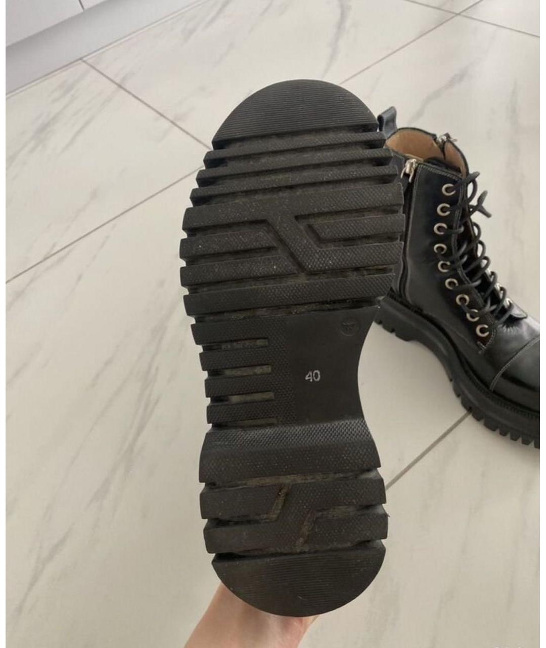 PREMIATA Черные кожаные ботинки, фото 3