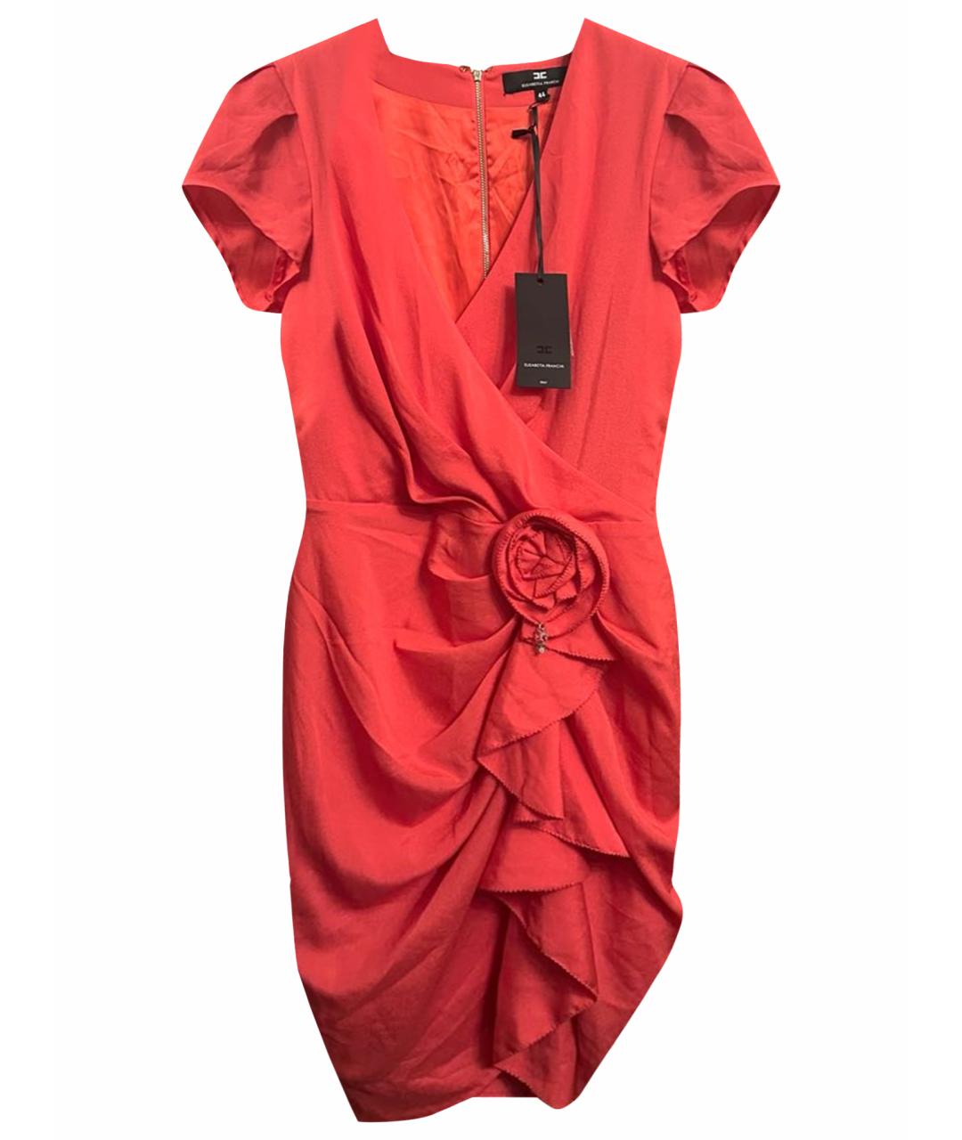 ELISABETTA FRANCHI Коралловое вечернее платье, фото 1