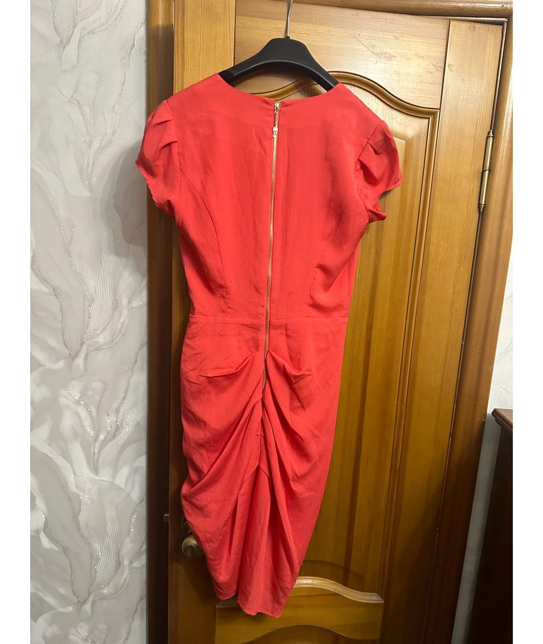 ELISABETTA FRANCHI Коралловое вечернее платье, фото 2