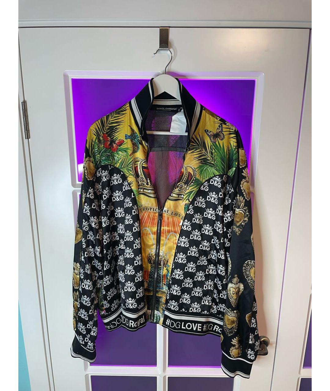 DOLCE&GABBANA Желтый полиэстеровый спортивный костюм, фото 5