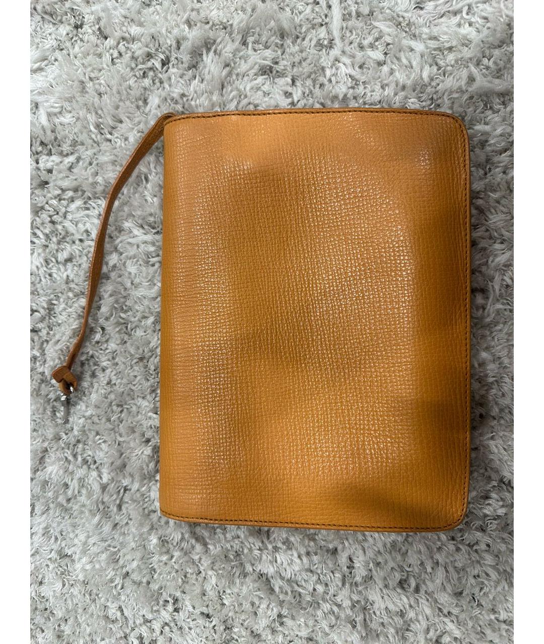 DOLCE&GABBANA Оранжевая кожаная сумка через плечо, фото 6